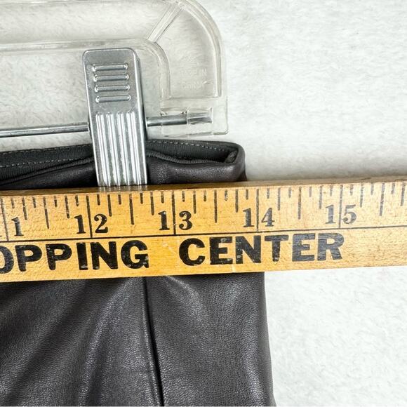 Athleta All Over Gleam Active Tight Pant Legging Arol Gray Faux Leather Size S - Picture 11 of 13